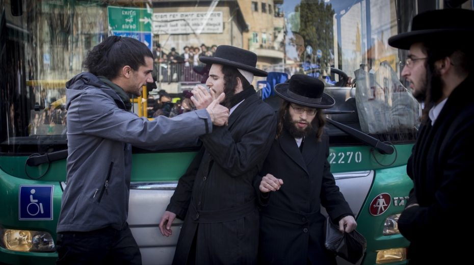 And So It Was in David’s Time, Too! Orthodox Jews are that half of the nation that remains behind and prays.