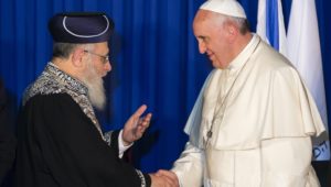 After Pope Francis endorses Shabbat, rabbis seek return of Temple treasures.