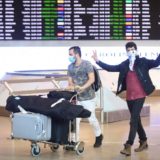 Ankunft am Flughafen
