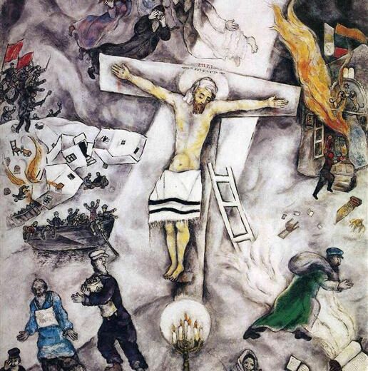 What to do with Jesus the Jew? Jesus the Jew as depicted in The White Crucifixion.