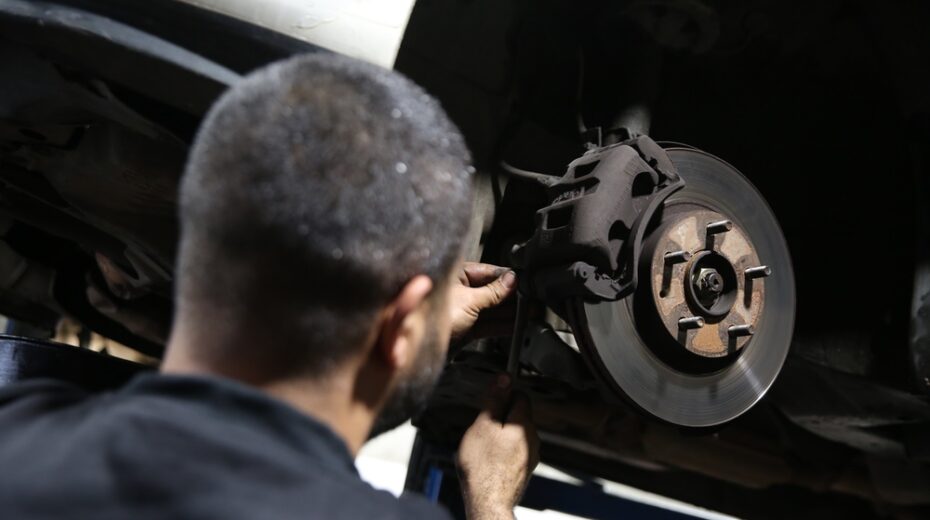 Caught by Surprise in an Arab Car Repair Garage