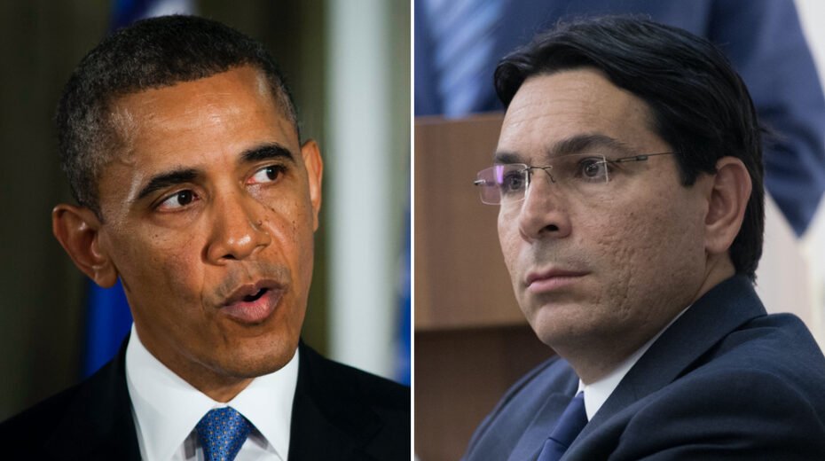 Outgoing Israeli Ambassador Takes Final Swing at Obama Israel ambassador Danny Danon takes swipe at Obama.
