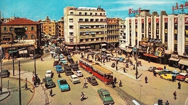Martyrs' Square in Beirut 1960.
