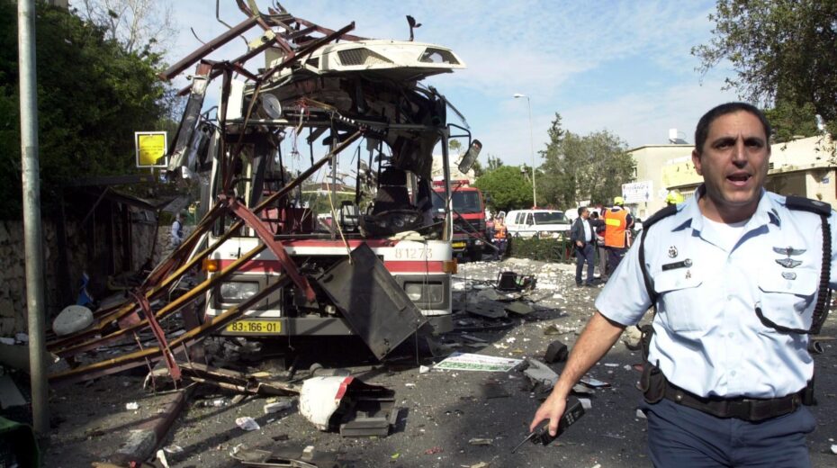 Explodierter Bus