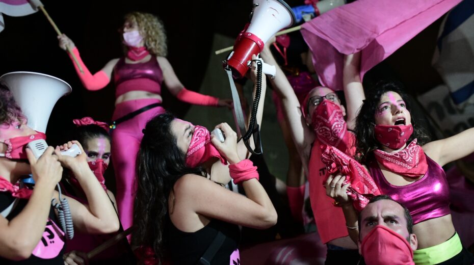 The Pink Ladies and Israel’s Descent Into Anarchy Anti-Netanyahu demonstrations in Jerusalem