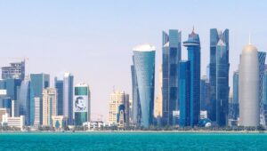 Skyline of Doha, Qatar