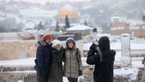 Snow in Jerusalem
