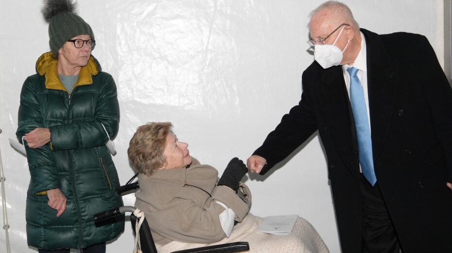 Great Grandmother Gets Presidential Hug