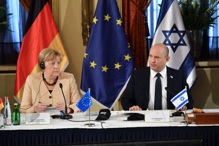Angela Merkel in her final visit to Israel as chancellor of Germany