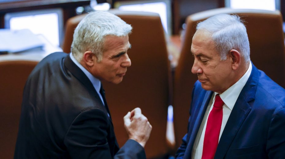 Netanyahu: We are at war; Lapid: Today, there is no opposition or coalition, just Israel
