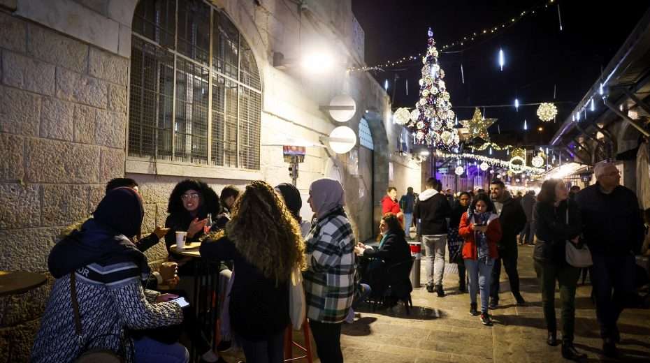 Christmas Eve in the Old City of Jerusalem Christmas in the Old City of Jerusalem