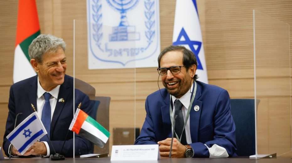 Israel’s Isolation in the Middle East Has Definitively Ended Israeli and Emirati government officials warmly discuss regional matters at the Knesset in Jerusalem. 