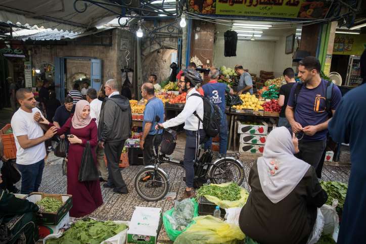 If Israel is an apartheid state, then why can you find Jews and Arabs happily shopping in the same markets?