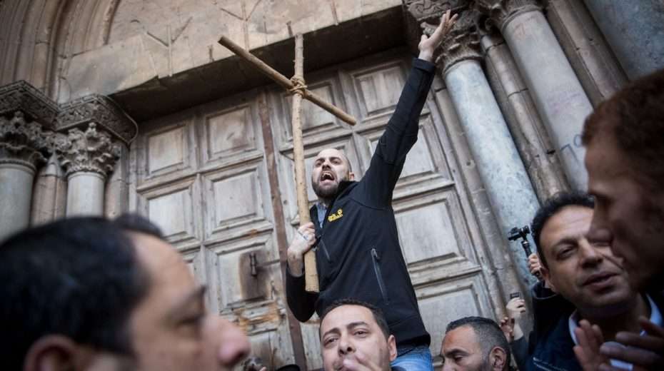 ‘There are no Christian Arabs, Only Christians’ Illustration. Local Christians in Jerusalem's Old City. They were here long before the Arab Muslims arrived and imposed their language, leading the the mistaken identity of "Arab Christians." 
