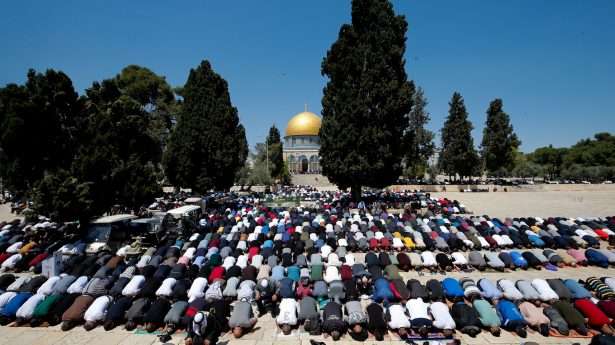 This year Passover falls in the middle of the Muslim holy month of Ramadan, adding fuel to this ongoing religious conflict. It also means the Temple Mount was more packed than usual as Jews looked to their holiest site during the Biblical festival.