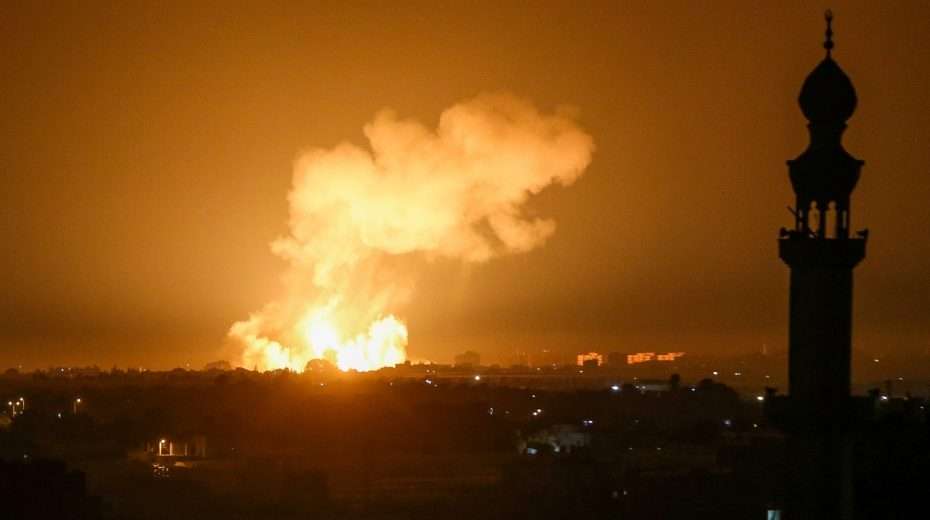Israeli drone strike kills two in Syria Aftermath of an Israeli airstrike. 