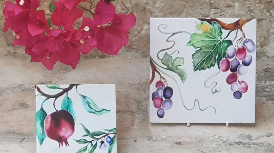 Israeli ceramic artwork from “Ein Kerem” in Jerusalem