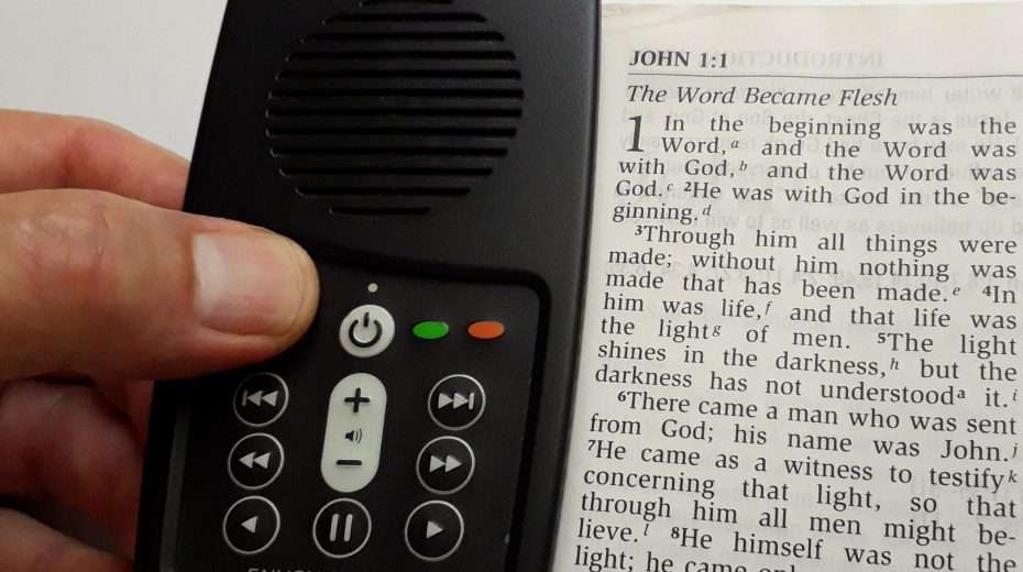 And the WORD Became… Electrons?!!! A solar-powered, electronic audio Bible with no moving parts.
