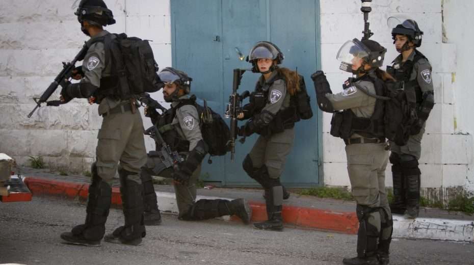 Israeli security forces conduct an anti-terror raid in northern Samaria.