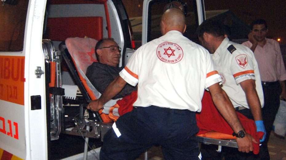 Illustration. Israeli EMTs respond to an emergency.
