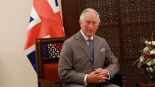 Britain's King Charles III during a visit to Israel and the Palestinian-controlled territories in 2020, then as the Prince of Wales.