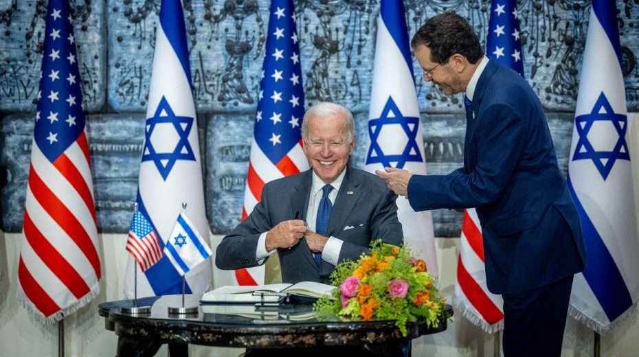US President Joe Biden was fêted like a king during his visit to Israel in July. But our leaders ultimately answer to the Israeli voters.