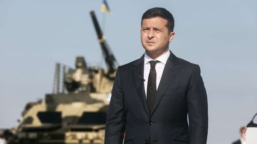 Ukrainian President Volodymyr Zelensky.