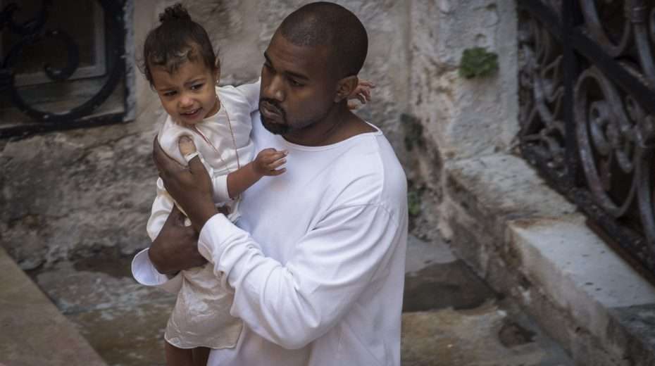 Kanye West during a 2015 visit to Jerusalem with wife Kim Kardashian, who is of Armenian descent.