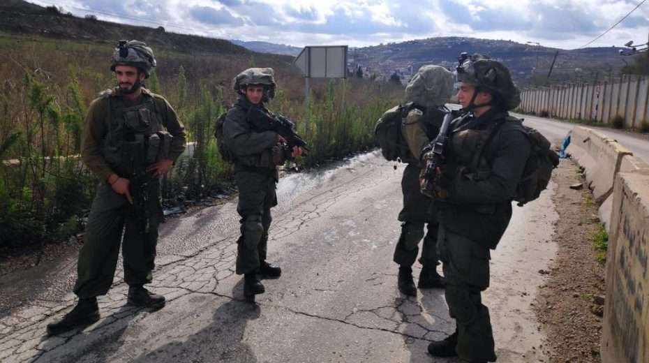 Israeli troops on the hunt for Lion's Den terrorists in the area of biblical Shechem.