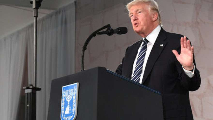 Trump Runs the Risk of Losing Israel President Donald Trump speaks at the Israel Museum in Jerusalem, May 23, 2017.