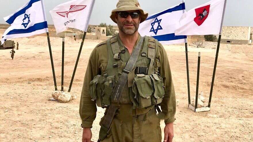 Ari Fuld während des IDF-Reservedienstes