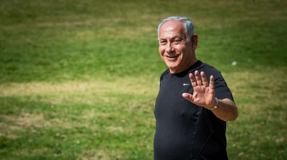 All smiles. Benjamin Netanyahu the morning after his decisive electoral victory.