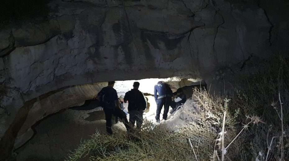Lure of Mythical Buried Treasure Leads to Arrests in Southern Israel Young Bedouin men spotted digging under an archaeological site in southern Israel to find mythical buried treasure. Photo: Emil Aladjem, Israel Antiquity Authority Robbery Prevention Unit