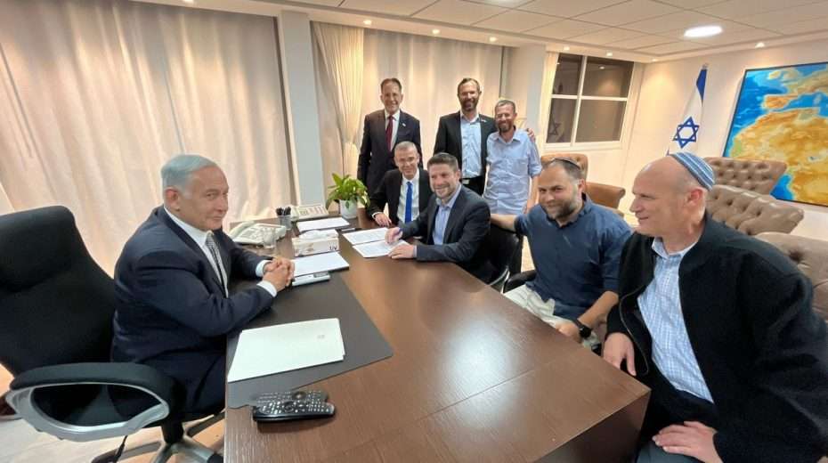 Leaders of Jewish communities in Judea and Samaria meet with incoming Prime Minister Benjamin Netanyahu and his new coalition partners.