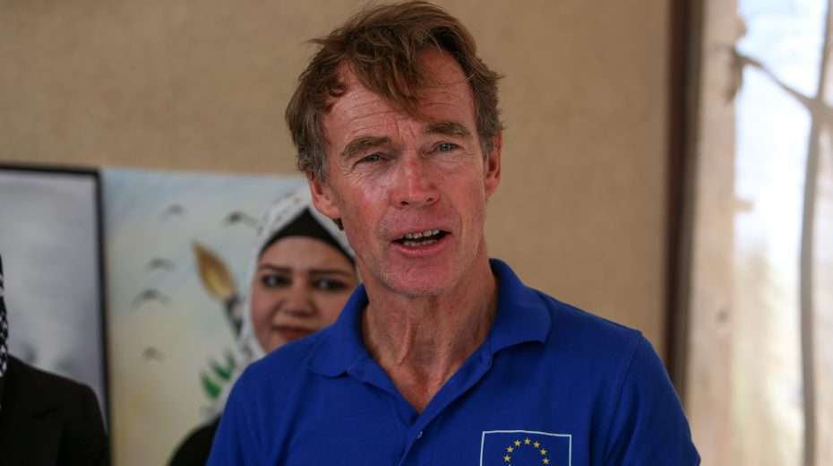 Sven Kuehn von Burgsdorff, Leiter der EU-Mission im Westjordanland und Gaza, am 14. September 2022.