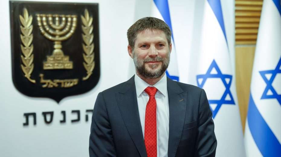Der Vorsitzende der Religiösen Zionistischen Partei, Bezalel Smotrich, bei der Eröffnungssitzung der Knesset, des israelischen Parlaments, am 15. November 2022 in Jerusalem im israelischen Parlament.