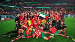 The Morocco team celebrated by promoting the Palestinian cause. Will they be punished?