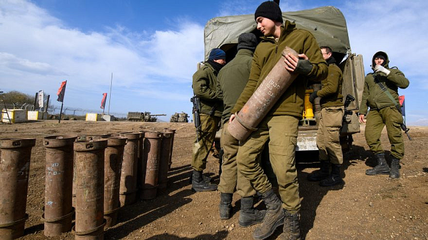 US Reportedly Moving Weapons From Israel to Ukraine IDF Artillery Corps near the border with Syria in the Golan Heights, Jan. 2, 2023.