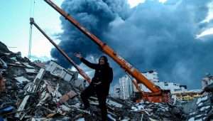 People search for trapped victims after a devastating earthquake rocks Turkey and Syria.