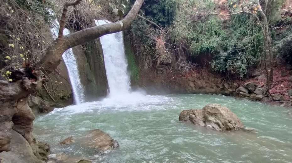 Sea of Galilee Nearly Full as Water Level Rises Tributary waters flow toward the Sea of Galilee following heavy rains in northern Israel.