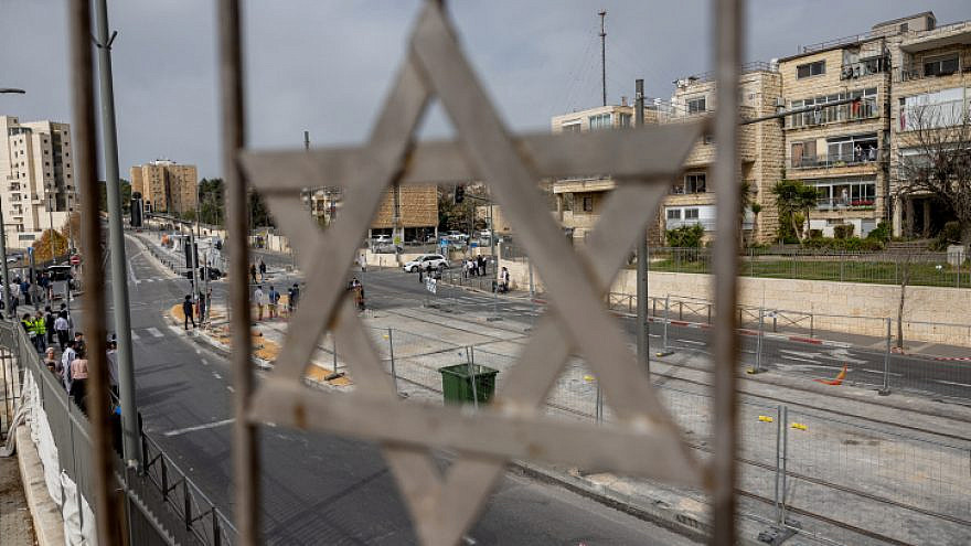 ‘Carry a Gun to Shul,’ Israel Police Rabbi Urges A Palestinian terrorist killed seven people at a synagogue at this location in the Neve Ya'akov neighborhood of Jerusalem, Jan. 28, 2023.