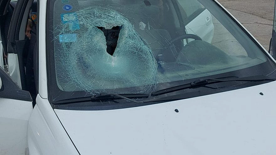 ‘God Was Watching Over Us,’ Says Jewish Mother After Palestinian Attack Three young children and their mother were attacked by Palestinian stone-throwers near the Tapuach Junction in Samaria, Feb. 23. 2023.