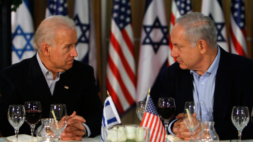 Netanyahu Rejects Biden’s Call to ‘Walk Away’ From Judicial Reform Then-U.S. Vice President Joe Biden and Israeli Prime Minister Benjamin Netanyahu attend a dinner at the Prime Minister's Residence in Jerusalem, March 9, 2010.