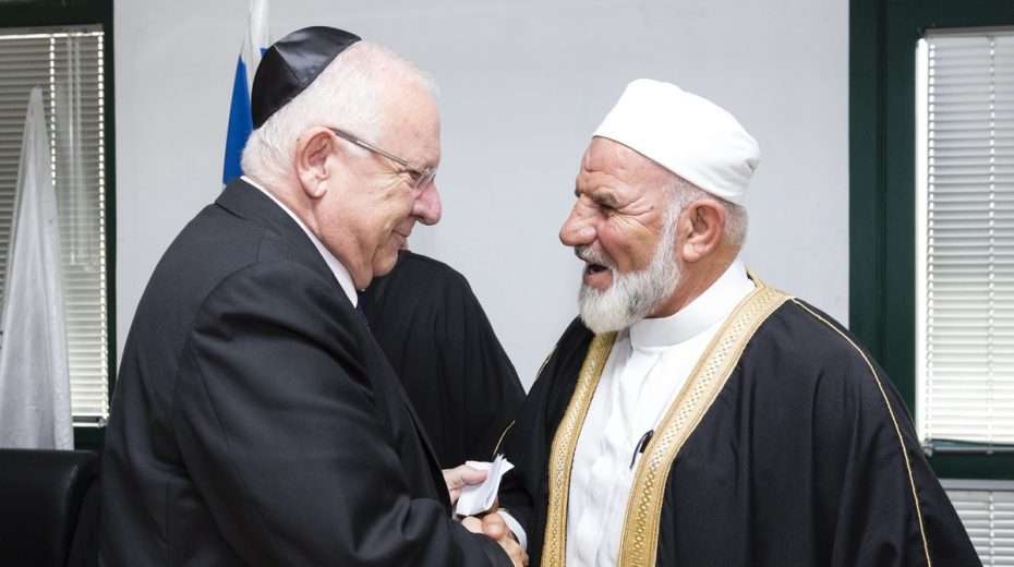 Arab-Israelis: Where Would You Rather Live? Former Israeli President Reuven Rivlin embracing a local Arab Muslim cleric. You are unlikely to see the reverse in any neighboring Arab states.