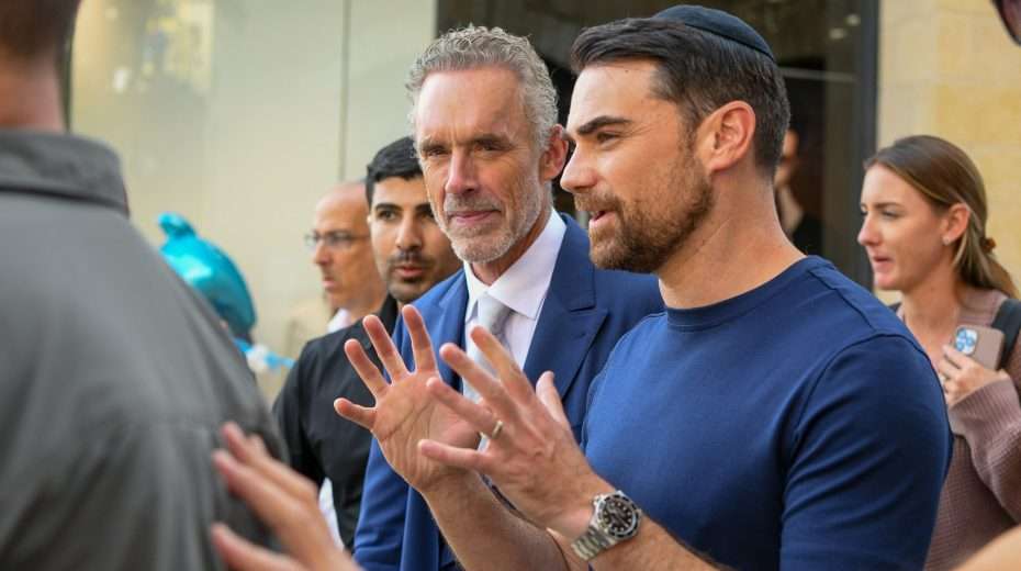 Ben Shapiro und Jordan Peterson bei einem Besuch in Jerusalem. Der orthodoxe jüdische Kommentator ist begeistert von der christlichen Erweckung am Asbury College