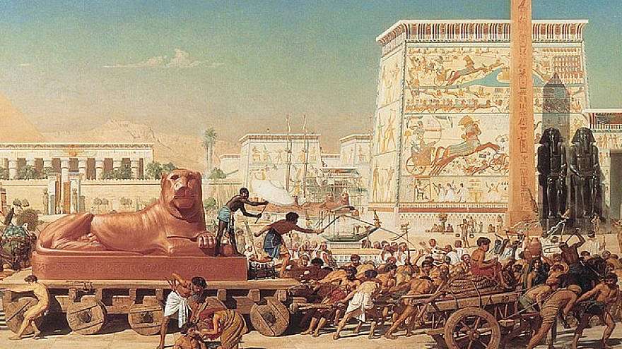 Passover’s Revolt Against the Tyranny of Paganism Israel in Egypt, Edward Poynter, oil on canvas, 1867. Credit: Wikimedia Commons.