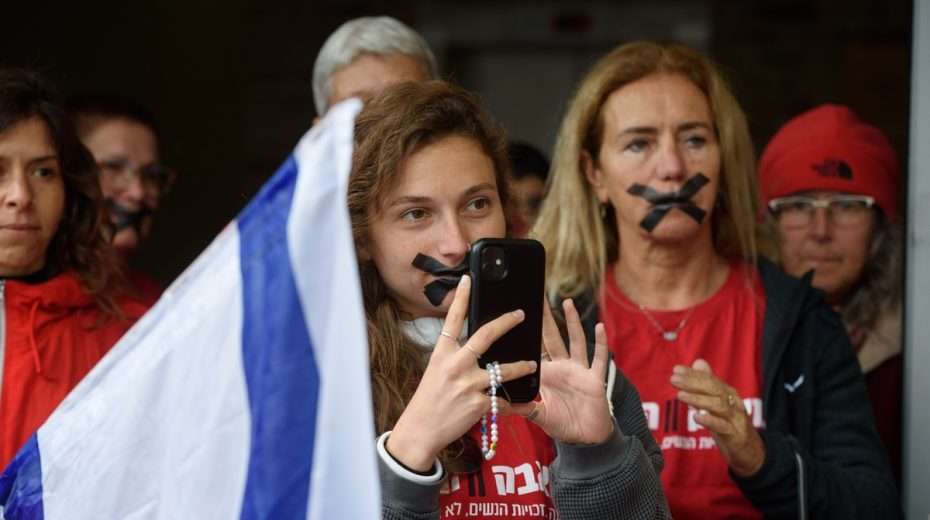 Unsung Heroines: Exodus Traditions & Fixing Modern Israel Women protest what they say is an ongoing lack of equality in Israeli society. Photo by Ayal Margolin/Flash90