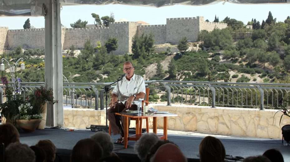 Beloved Israeli Author Taken at Passover Conclusion Meir Shalev explains the language of the prophets outside the walls of Jerusalem.