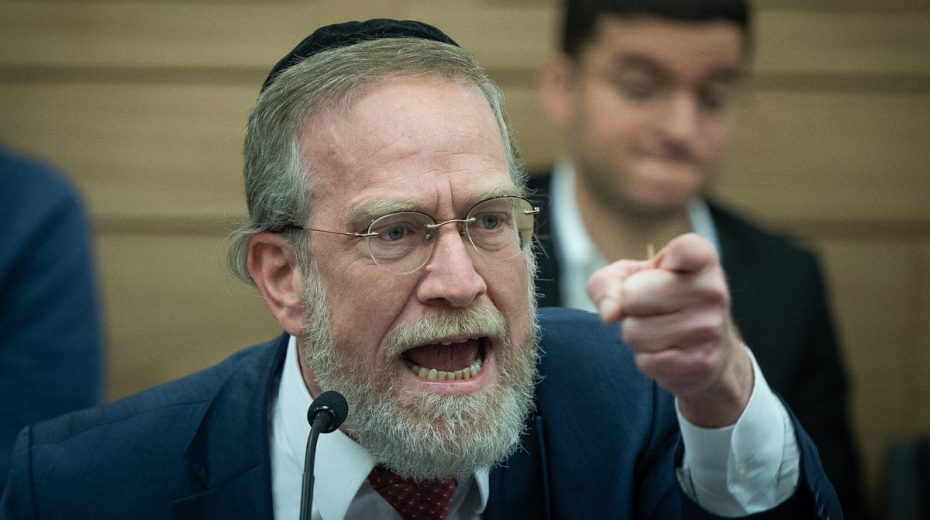 “Sexual Perversion” Is Greatest Threat to Israel, Insists Knesset Member MK Yitzhak Pindrus says disobeying the Word of God is more dangerous than any terrorist organization. Photo by Yonatan Sindel/Flash90