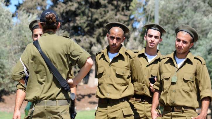 Daughters in the Bible, Daughters in the Army A female IDF drill instructor makes her male recruits sweat. Photo by Deborah Sinai/Flash90